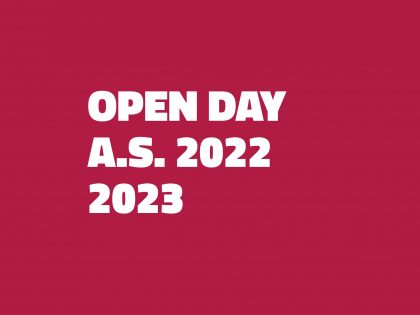 3 SUPER OPEN DAY A.S. 2022 – 2023 FINALMENTE IN PRESENZA!