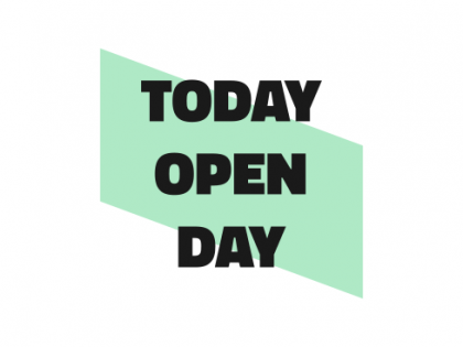 TODAY OPEN DAY 2025 – 2026!