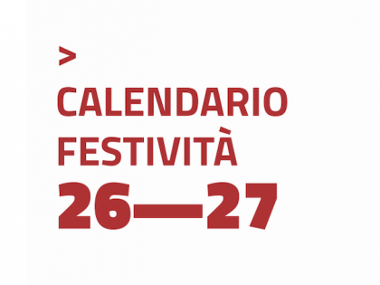 CALENDARIO FESTIVITA’ A.S. 2026/2027